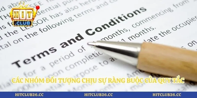 Điều Khoản Sử Dụng 2 Các nhóm đối tượng chịu sự ràng buộc của quy tắc hoạt động