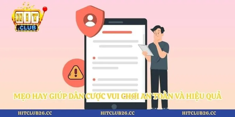 Từ Chối Trách Nhiệm 4 Mẹo hay giúp dân cược vui chơi an toàn và hiệu quả