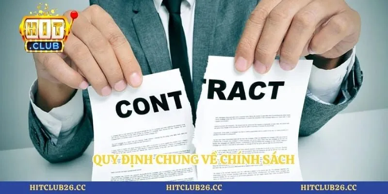 Từ Chối Trách Nhiệm 1 Quy định chung về chính sách